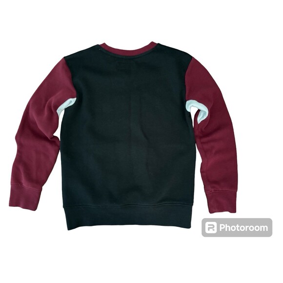 Nike Jordan Logo Stack Sweatshirt Crewneck Boy's Sz M Youth Black Pockets - Picture 3 of 6